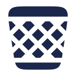 Paper Bin SVG Icon